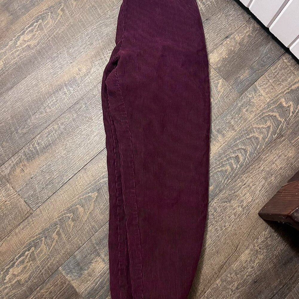 Burgundy Corduroy Alfred Dunner Pants